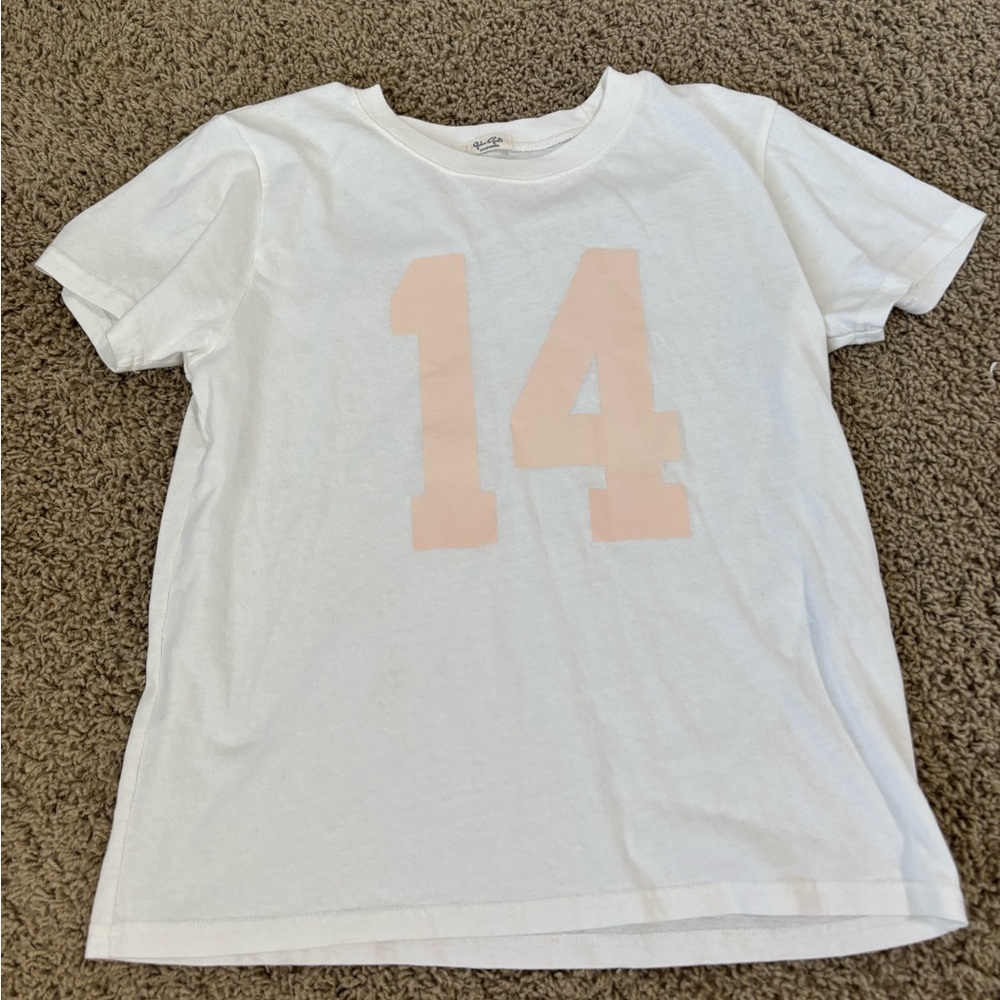 LIMITED EDITION Brandy Melville White and Pink Short Sleeve Tees